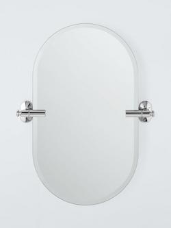 John Lewis Heritage Bathroom Mirror, Chrome