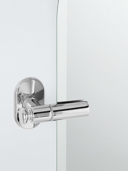 John Lewis Heritage Bathroom Mirror - view 2, Chrome