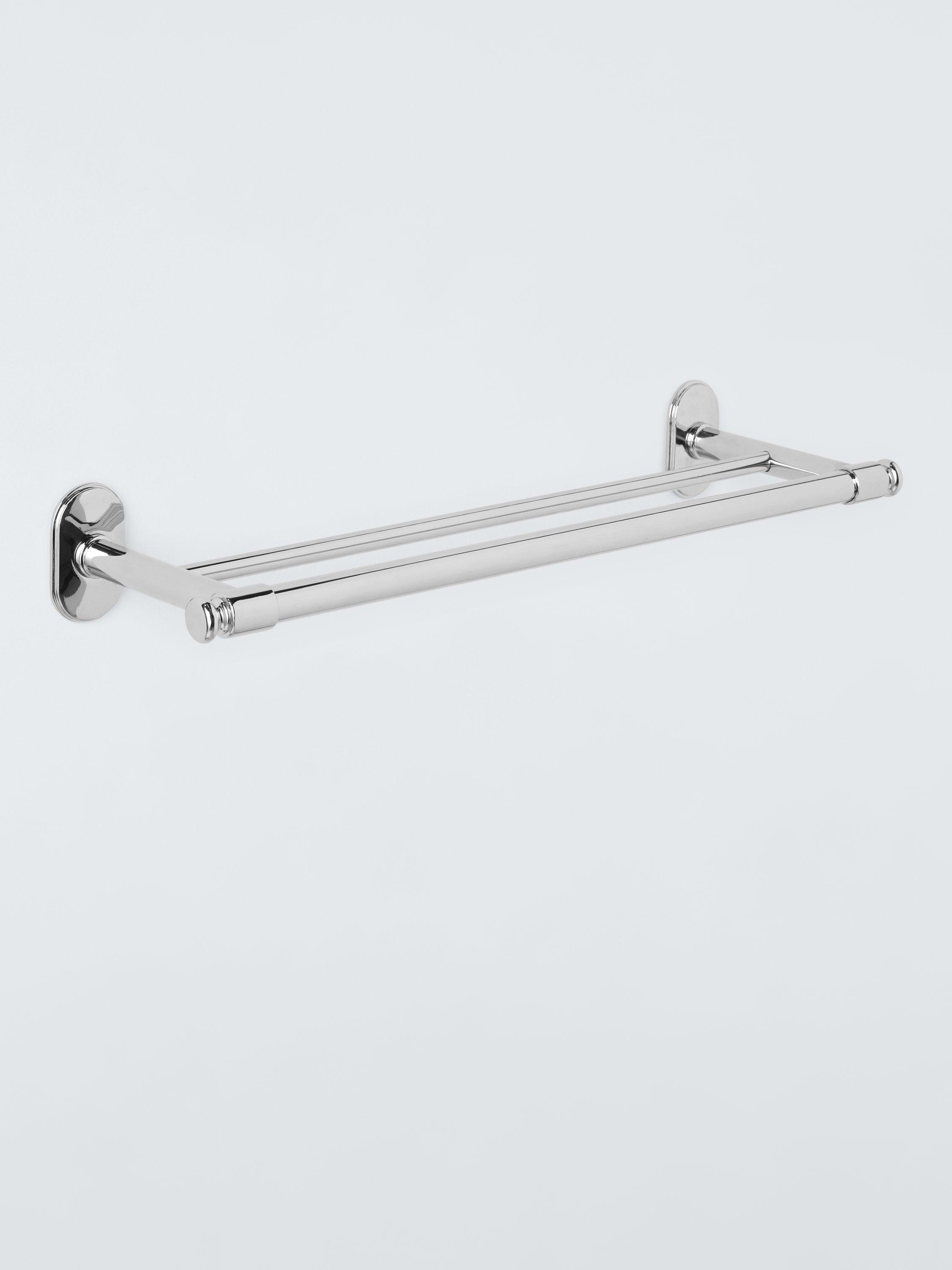 John Lewis Heritage Double Towel Rail Chrome