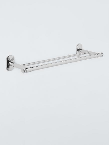 John Lewis Heritage Double Towel Rail, Chrome