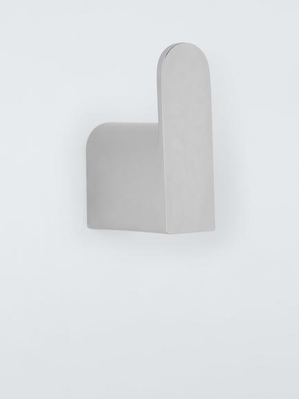John Lewis Project Single Robe Hook, Silver, 