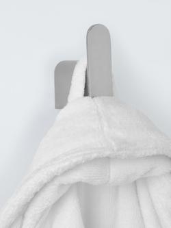 John Lewis Project Single Robe Hook, Silver - view 2, 