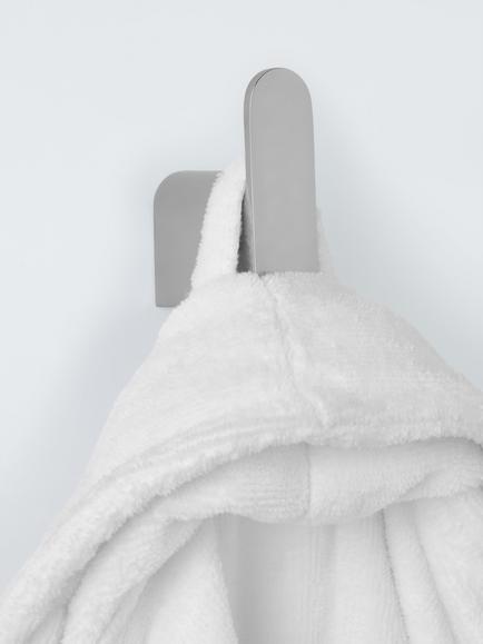 John Lewis Project Single Robe Hook, Silver - view 2, 