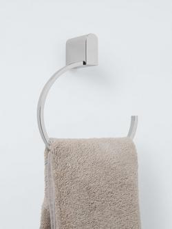 John Lewis Project Towel Ring, Silver - view 2, 
