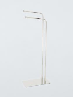 John Lewis Opus Freestanding Bathroom Towel Rail, Silver