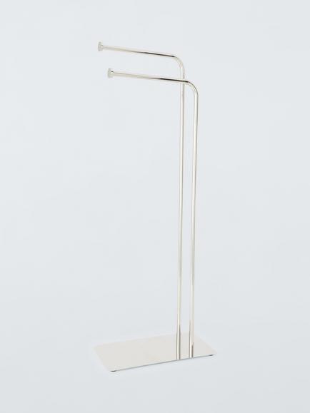John Lewis Opus Freestanding Bathroom Towel Rail, Silver