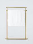 John Lewis Heritage Freestanding Double Towel Rail, Brass