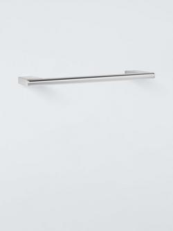 John Lewis Opus Single Towel Rail, 32cm, Chrome