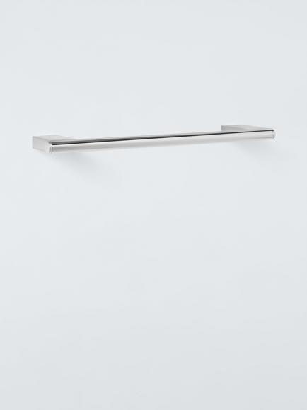 John Lewis Opus Single Towel Rail, 32cm, Chrome