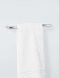 John Lewis Opus Single Towel Rail, 32cm - view 2, Chrome