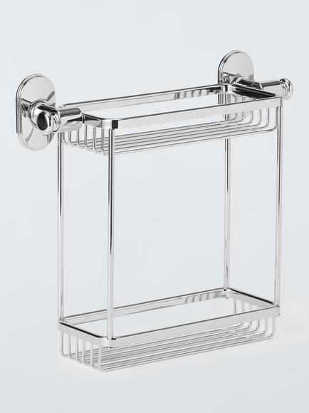 John Lewis Heritage Double Shower Basket, 