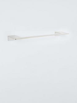 John Lewis Modernist Single Towel Rail, Silver, 