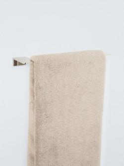 John Lewis Modernist Single Towel Rail, Silver - view 2, 