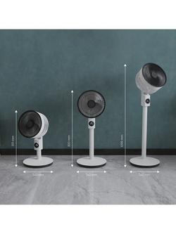 Meaco Sefte 10" Pedestal Fan, White - view 2, White