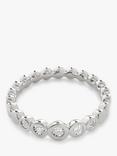 Monica Vinader Diamond Half Eternity Ring, Silver