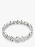 Monica Vinader Diamond Half Eternity Ring, Silver