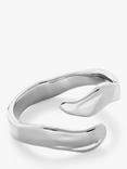 Monica Vinader The Wave Wrap Ring, Silver