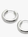 Monica Vinader Essential Click Small Hoop Earrings, Silver