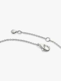 Monica Vinader Heart Chain Bracelet - view 2, Silver