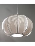 John Lewis Ava Pendant Ceiling Light, Off White