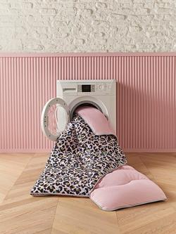 Eleanor Bowmer x Night Lark® Leopard Coverless Duvet & Pillowcase Set, 10.5 Tog, Multi - view 2, Multicolour