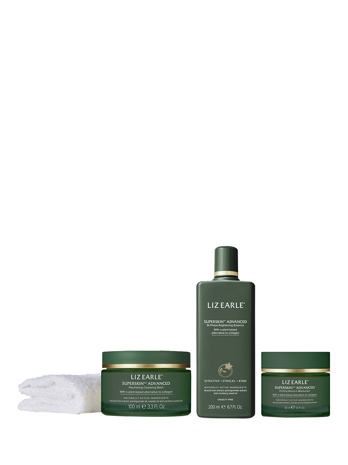Product image 2 of 4, which shows Liz Earle Perfectly Plump Routine Superskin™ Skincare Gift Set