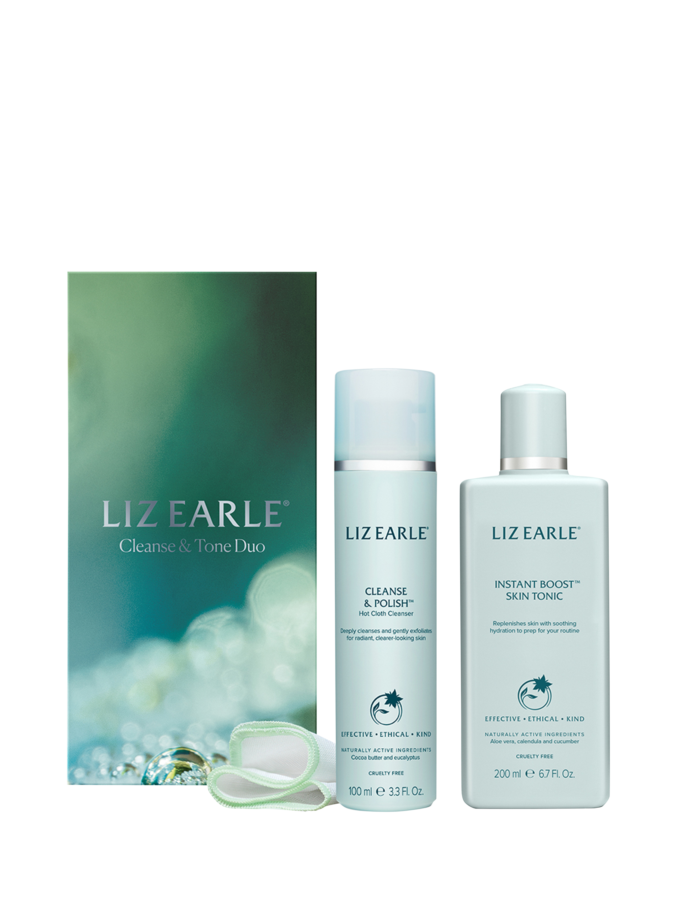 Product image 1 of 4, which shows Liz Earle Cleanse & Polish™ Duo Skincare Gift Set