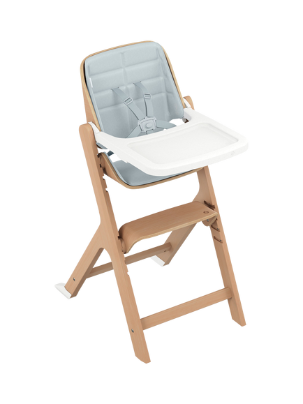 Maxi-Cosi Nesta Highchair with Newborn, Baby and Toddler Kits Complete Bundle, Natural Wood