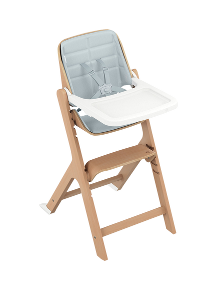 Maxi-Cosi Nesta Highchair with Baby and Toddler Kit Bundle, Natural Wood