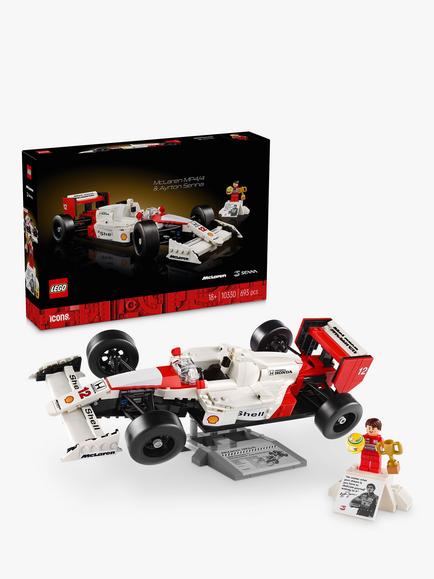 LEGO Icons 10330 1988 McLaren MP4/4 & Ayrton Senna, Multi