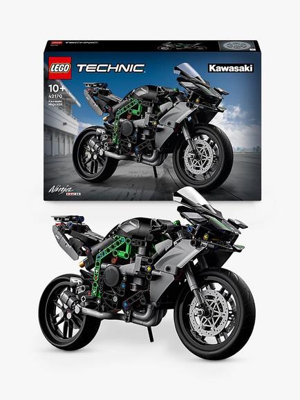 LEGO Technic 42170 Kawasaki Ninja H2R Motorcycle, Multi