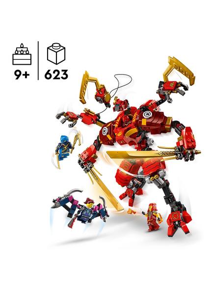LEGO NINJAGO Kai’s Ninja Climber Mech Action Figure 71812 - view 2, Multi