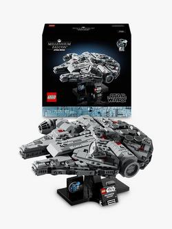 LEGO Star Wars Millennium Falcon Model Set for Adults 75375, Multi