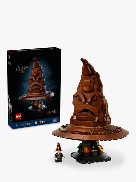 LEGO Harry Potter Talking Sorting Hat Set for Adults 76429, Multi