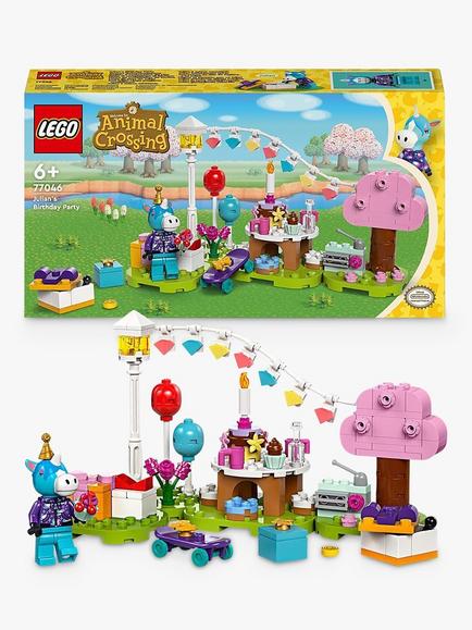 LEGO Animal Crossing Julian’s Birthday Party Toy Set 77046, Multi