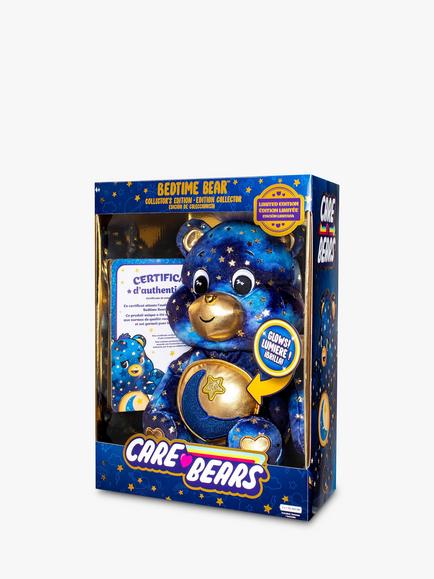 Care Bears Glowing Bedtime Bear Limited Edition Plush Soft Toy, Blue