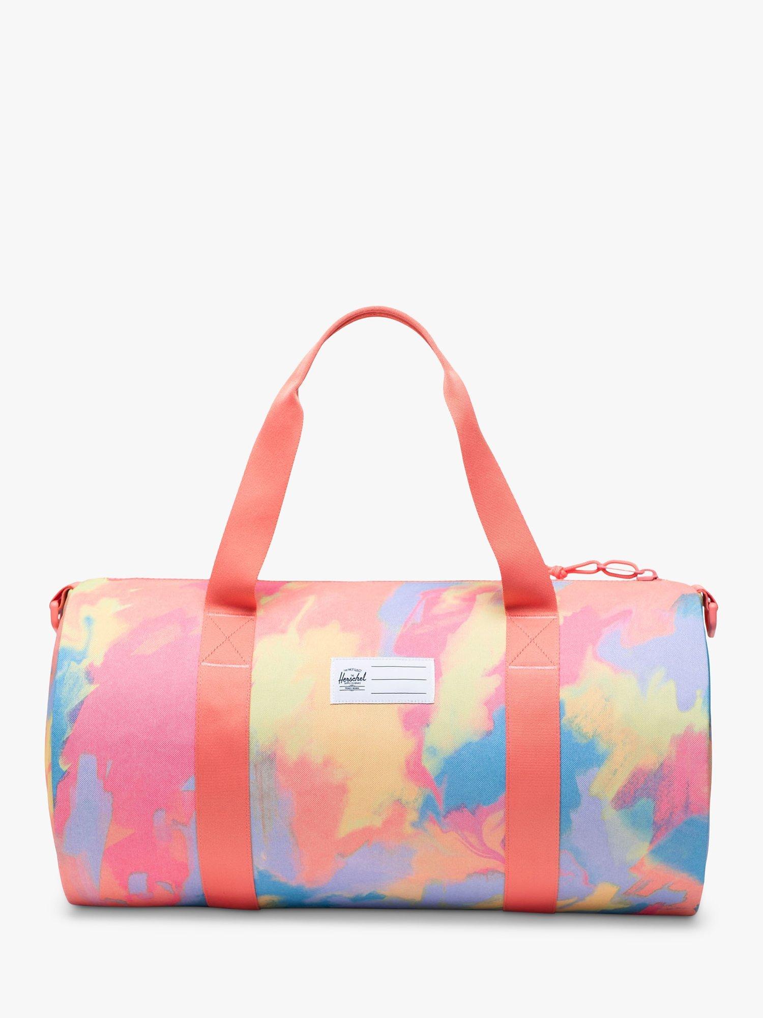Pink herschel duffle bag online