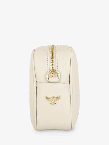 Apatchy London Maze Strap Leather Crossbody Bag - view 2, Stone