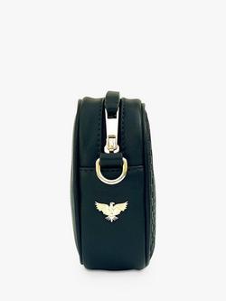 Apatchy London The Penelope Woven Leather Camera Bag - view 2, Black