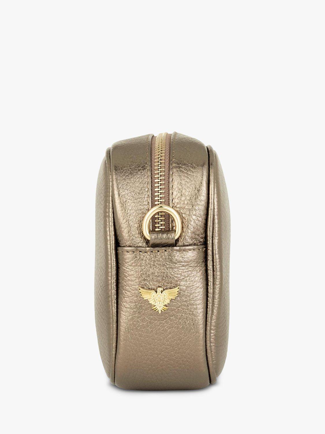 Product image 2 of 2, which shows Apatchy London Pebble Grained Leather Camera Bag, Bronze