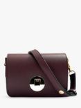 Apatchy The Newbury Leather Crossbody Bag, Port