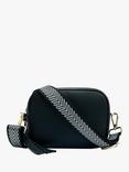 Apatchy London Chevron Strap Leather Cross Body Bag