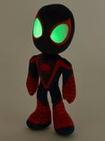 Spidey And His Amazing Friends Miles Morales/Spin Glow in the Dark Eyes Plush Soft Toy