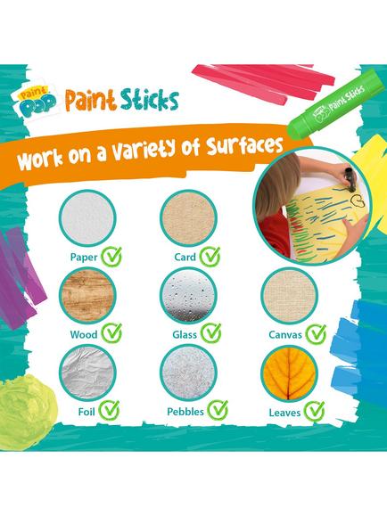Paint Pop Paint Sticks, Pack of 12 - view 2, Multi