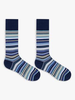 Paul Smith Classic Stripe Socks Gift Box, Pack of 6, Multi Stripe - view 2, Multi Stripe