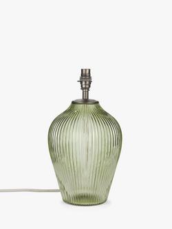 John Lewis Fulbrook Large Table Lamp Base - view 2, Olive