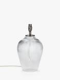 John Lewis Fulbrook Large Table Lamp Base, Clear Glass