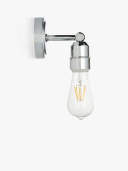 John Lewis Fenchurch Bathroom Wall Light - view 2, Chrome