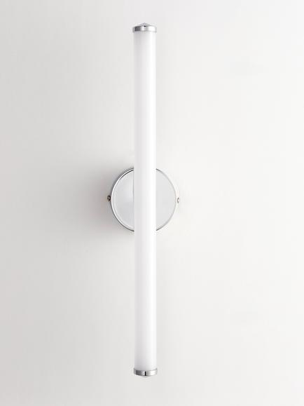 John Lewis Deco Rod LED Bathroom Wall Light - view 2, Chrome