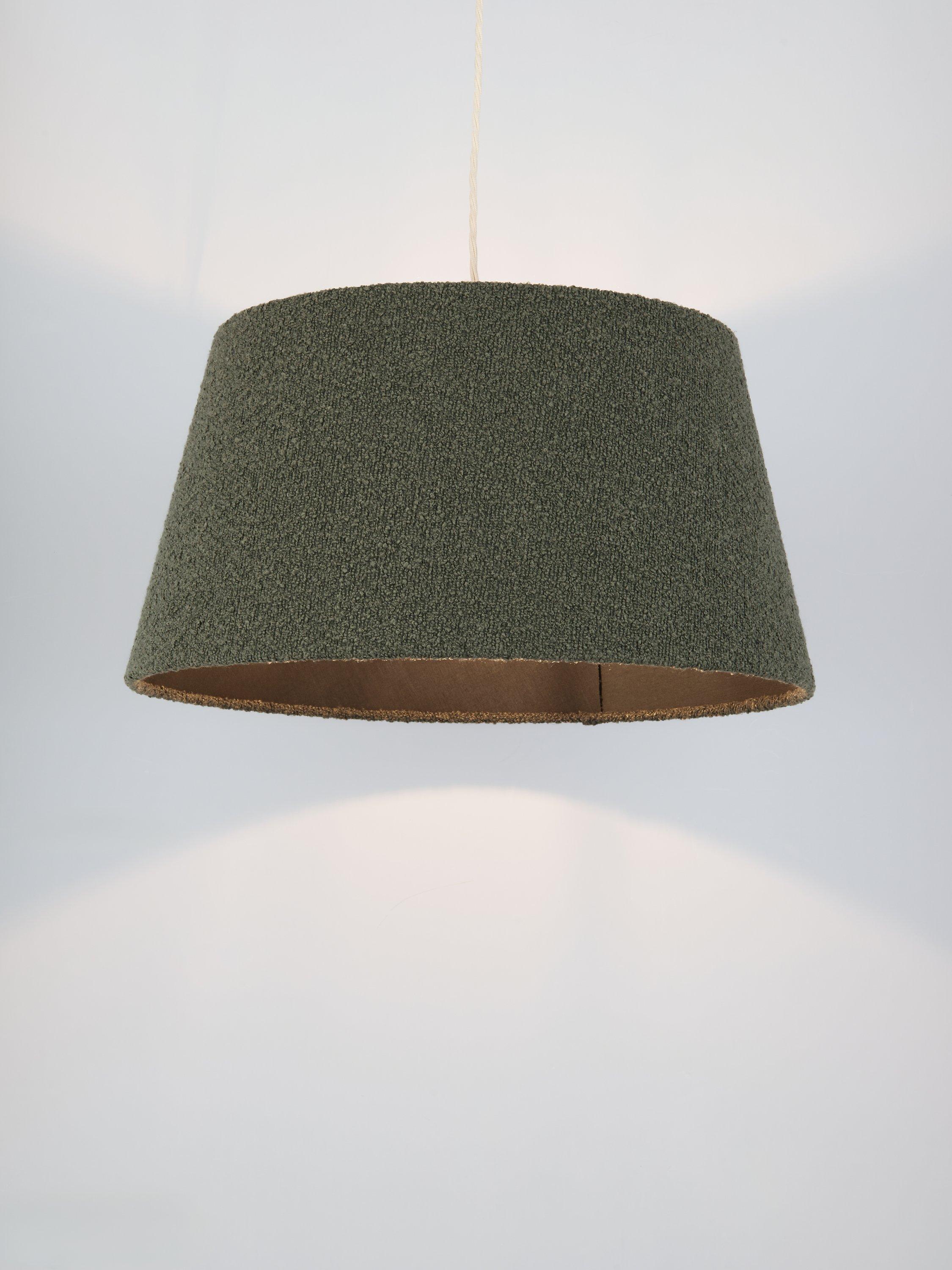 John Lewis Boucle Tapered Ceiling Lampshade Green